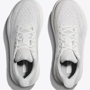 Hoka One One Clifton 9 White Running Shoes